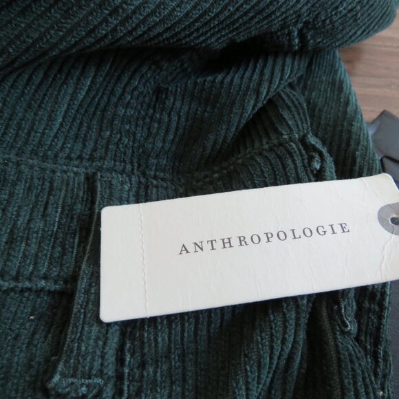 ANTHROPOLOGIE PILCRO The Skipper Strapless Corduroy Crop Wide-Leg Jumpsuit NWT - Picture 15 of 15